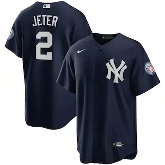 mens nike derek jeter navy new york yankees 2020 hall of fa